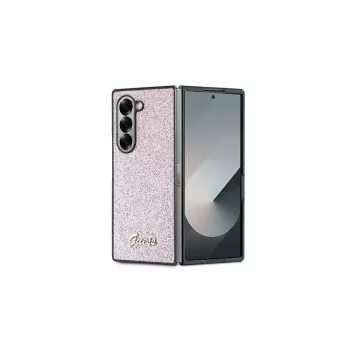 Guess GUHCZFD6HGGSHP Θήκη Hardcase για Samsung Galaxy Z Fold6 (F956) - Ροζ 4G Glitter Script