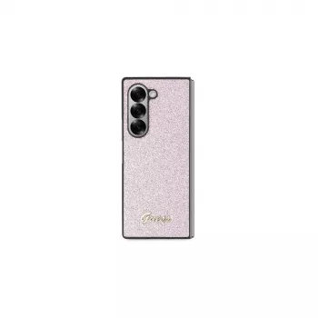 Guess GUHCZFD6HGGSHP Θήκη Hardcase για Samsung Galaxy Z Fold6 (F956) - Ροζ 4G Glitter Script