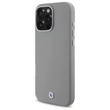 BMW M Collection Sign Full Wrapped Metal Σκληρή θήκη για Apple iPhone 16 Pro Max 6,9 inch Γκρι MagSafe