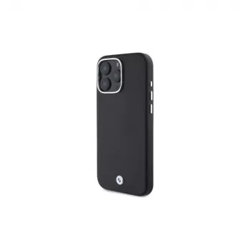 BMW BMHMP16X23PUFWK iPhone 16 Pro Max 6,9 inch Μαύρη σκληρή θήκη Sign Full Wrapped Metal MagSafe