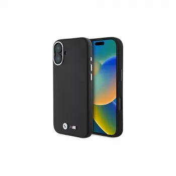 BMW M Collection Smooth Full Wrapped Metal Σκληρή θήκη MagSafe για Apple iPhone 16 - Μαύρο