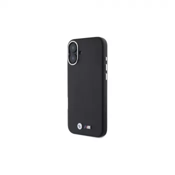BMW M Collection Smooth Full Wrapped Metal Σκληρή θήκη MagSafe για Apple iPhone 16 - Μαύρο