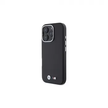 BMW M Collection Smooth Full Wrapped Metal Σκληρή θήκη MagSafe για Apple iPhone 16 Pro 6,3 inch - Μαύρο