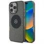 Mercedes-Benz iPhone 16 Pro 6,3 inch Σκληρή Θήκη Star Pattern MagSafe Μαύρο