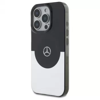 Mercedes-Benz MEHMP16X23HBIGK iPhone 16 Pro Max 6,9 inch Σκληρή Θήκη Διπλή Στρώση Δίχρωμη MagSafe Μαύρο/Ασημί