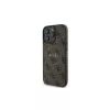 Guess 4G Ring Classic Logo MagSafe Θήκη για iPhone 16 Pro (Καφέ)