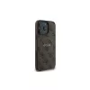Guess 4G Ring Classic Logo MagSafe Θήκη για iPhone 16 Pro (Καφέ)