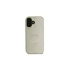 Guess Saffiano Peony Classic Logo MagSafe Θήκη για iPhone 16 (Χρυσό)