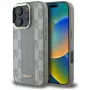 DKNY Θήκη με καρό μοτίβο MagSafe για Apple iPhone 16 Pro - Μπεζ