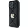 DKNY DKHCP16LPQDSLK Θήκη με καπιτονέ στοίβαγμα λογότυπου iPhone 16 Pro Μαύρο