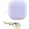 Guess Glossy Effect Printed Classic Logo & Charm TWS Ασύρματα Ακουστικά Λεβάντα