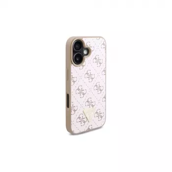 Guess GUHCP16SPG4GPH Σκληρή Θήκη για Apple iPhone 16 6,1 inch Λευκό 4G Triangle