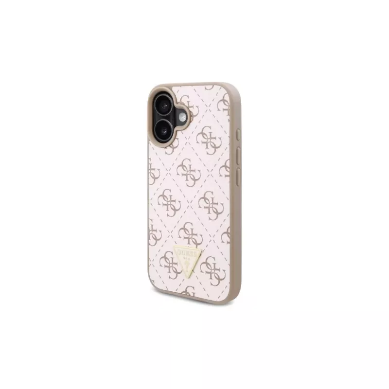 Guess GUHCP16SPG4GPH Σκληρή Θήκη για Apple iPhone 16 6,1 inch Λευκό 4G Triangle