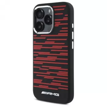 AMG AMHMP16X24SSRRK Σκληρή Θήκη για Apple iPhone 16 Pro Max 6,9 inch Σιλικόνη Graphics MagSafe Μαύρο