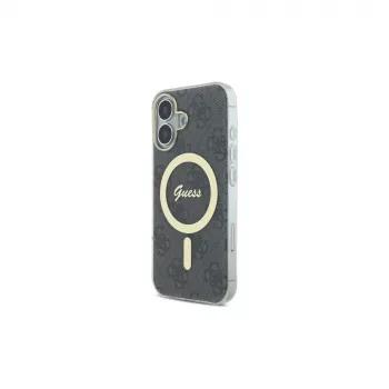 Guess GUHMP16MH4STK Σκληρή Θήκη για Apple iPhone 16 Plus 6,7 inch Μαύρο IML 4G MagSafe