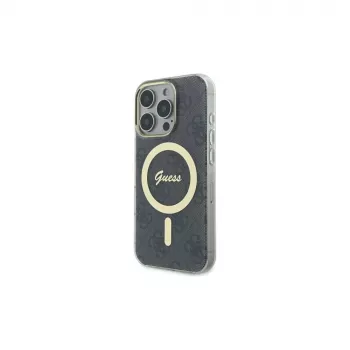 Guess GUHMP16LH4STK Σκληρή Θήκη για Apple iPhone 16 Pro 6,3 inch Μαύρο IML 4G MagSafe