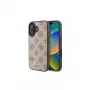 Guess Peony Script MagSafe Θήκη για iPhone 16 (Καφέ)