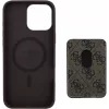 Guess 4G Stripes Θήκη Πορτοφολάκι με MagSafe για iPhone 16 Pro Max Καφέ