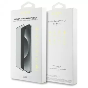 Guess GUTGP16SBOKGCIP iPhone 16 6,1 inch Προστασία Οθόνης Privacy 2.5D Outline - Βασικό Γυαλί