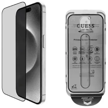 Guess GUTGP16LBOKGCIP iPhone 16 Pro 6,3 inch Προστασία Οθόνης Privacy 2.5D Outline - Βασικό Γυαλί