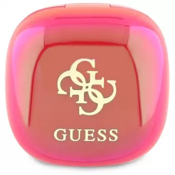 Guess 4G Printed Logo True Wireless Ασύρματα Ακουστικά με Θήκη Φόρτισης - Fuchsia Iridescent