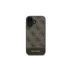 Guess 4G Bottom Stripe Θήκη για iPhone 16 Plus (Καφέ)