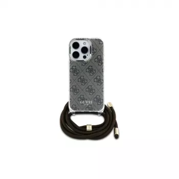 Guess GUHCP16XHC4SEW Θήκη για Apple iPhone 16 Pro Max 6,9 inch Καφέ Crossbody Cord 4G Print