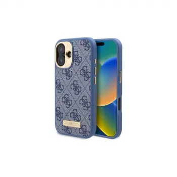 Guess GUHMP16MU4GPRB Θήκη iPhone 16 Plus 6.7 Μπλε 4G Logo Plate MagSafe
