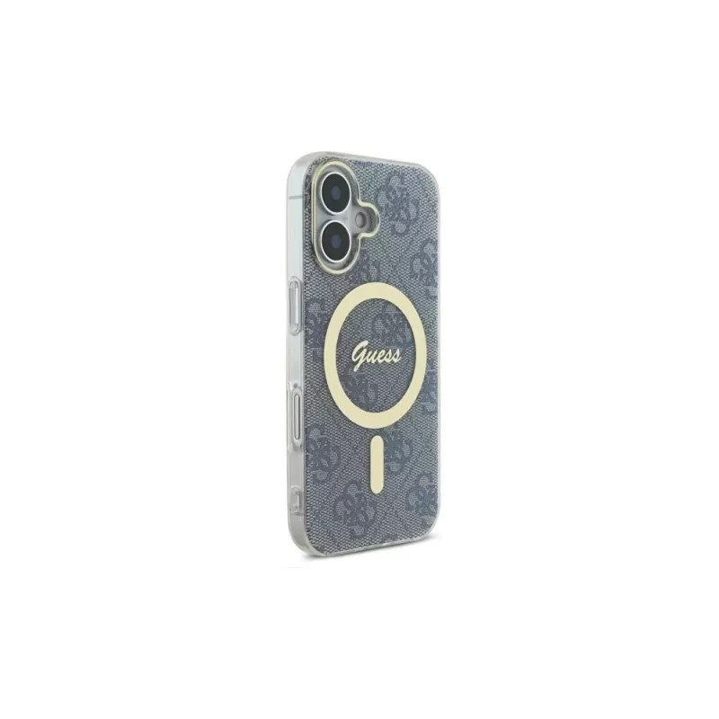 Guess GUHMP16SH4STB Θήκη iPhone 16 6.1 IML 4G MagSafe Μπλε