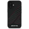 AMG AMHMP16S2SCFR Θήκη iPhone 16 6,1 inch Μαύρη Checkered Flag Pattern MagSafe
