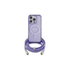Guess GUHMP16XHCTSGNSU Θήκη iPhone 16 Pro Max 6,9 inch Μωβ Crossbody Cord Script MagSafe