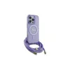 Guess GUHMP16XHCTSGNSU Θήκη iPhone 16 Pro Max 6,9 inch Μωβ Crossbody Cord Script MagSafe