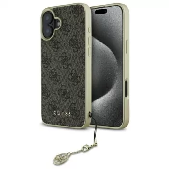 Guess GUHCP16MGF4GBR Θήκη iPhone 16 Plus 6,7 inch Καφέ 4G Charms Collection