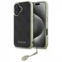 Guess GUHCP16SGF4GGR Θήκη iPhone 16 6,1 inch Μαύρη 4G Charms Collection