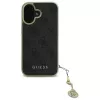 Guess GUHCP16SGF4GGR Θήκη iPhone 16 6,1 inch Μαύρη 4G Charms Collection
