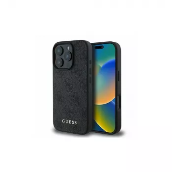 Guess 4G Classic Θήκη για Apple iPhone 16 Pro, Μαύρη