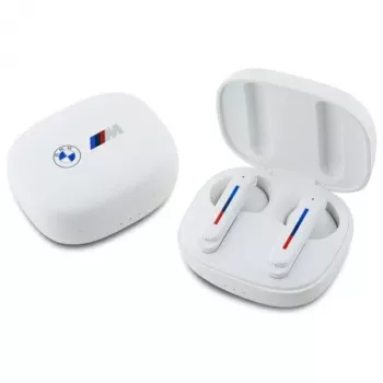 BMW BMBEMIATP20LOH True Wireless Stereo (TWS) Ακουστικά Bluetooth 5.1 In-Ear με Θήκη Φόρτισης - Λευκά