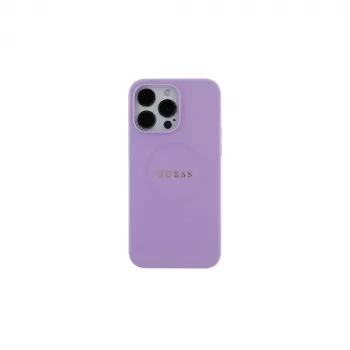 Guess GUHMP16SPSAHMCU Θήκη iPhone 16 6,1 inch Μωβ Saffiano MagSafe