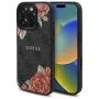 Guess GUHMP16XP4ROPEMCK Θήκη iPhone 16 Pro Max 6,9 inch Μαύρη 4G Flowers Print MagSafe