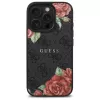 Guess GUHMP16XP4ROPEMCK Θήκη iPhone 16 Pro Max 6,9 inch Μαύρη 4G Flowers Print MagSafe
