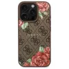Guess GUHMP16LP4ROPEMCW Θήκη iPhone 16 Pro 4G Flowers Print MagSafe Καφέ