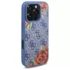Guess GUHMP16LP4ROPEMCB Θήκη iPhone 16 Pro 6,3 inch Μπλε 4G Flowers Print MagSafe
