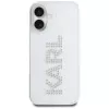 KARL LAGERFELD IML Rhinestones Logo Θήκη πλάτης για Apple iPhone 16 - διαφανές