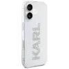 KARL LAGERFELD IML Rhinestones Logo Θήκη πλάτης για Apple iPhone 16 - διαφανές