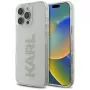Karl Lagerfeld IML Rhinestones Logo Θήκη για iPhone 16 Pro, διαφανές