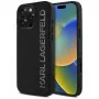 KARL LAGERFELD HC 3D Rubber Elongated Glitter Θήκη για Apple iPhone 16 Pro, μαύρο