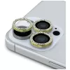 2-in-1 Guess BP Rhinestone Screen and Camera Lens Protector Kit για iPhone 16 Pro Max Χρυσό
