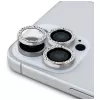 Guess BP Rhinestone 2-in-1 Screen and Camera Lens Protector Set για Apple iPhone 16 Pro Max - Ασημί