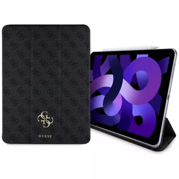 Guess GUFC13RM24PS4SGK iPad Air 13 M2 2024 / M3 2025 / M4 2026 Μαύρη Μαγνητική Θήκη Folio 4G Big Logo