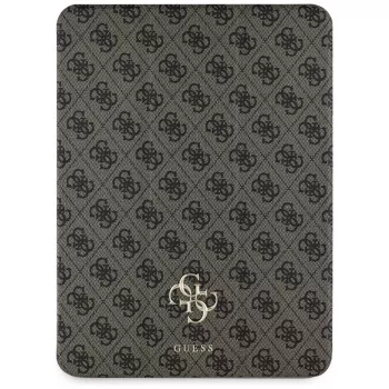 Guess GUFC13PM24PS4SGW iPad Pro 13 M4 2024 / M5 2025 Καφέ Μαγνητική Θήκη Folio 4G Big Logo